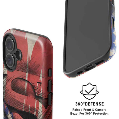 DC Comics Superman Crest iPhone 16 Plus Magsafe Impact Case